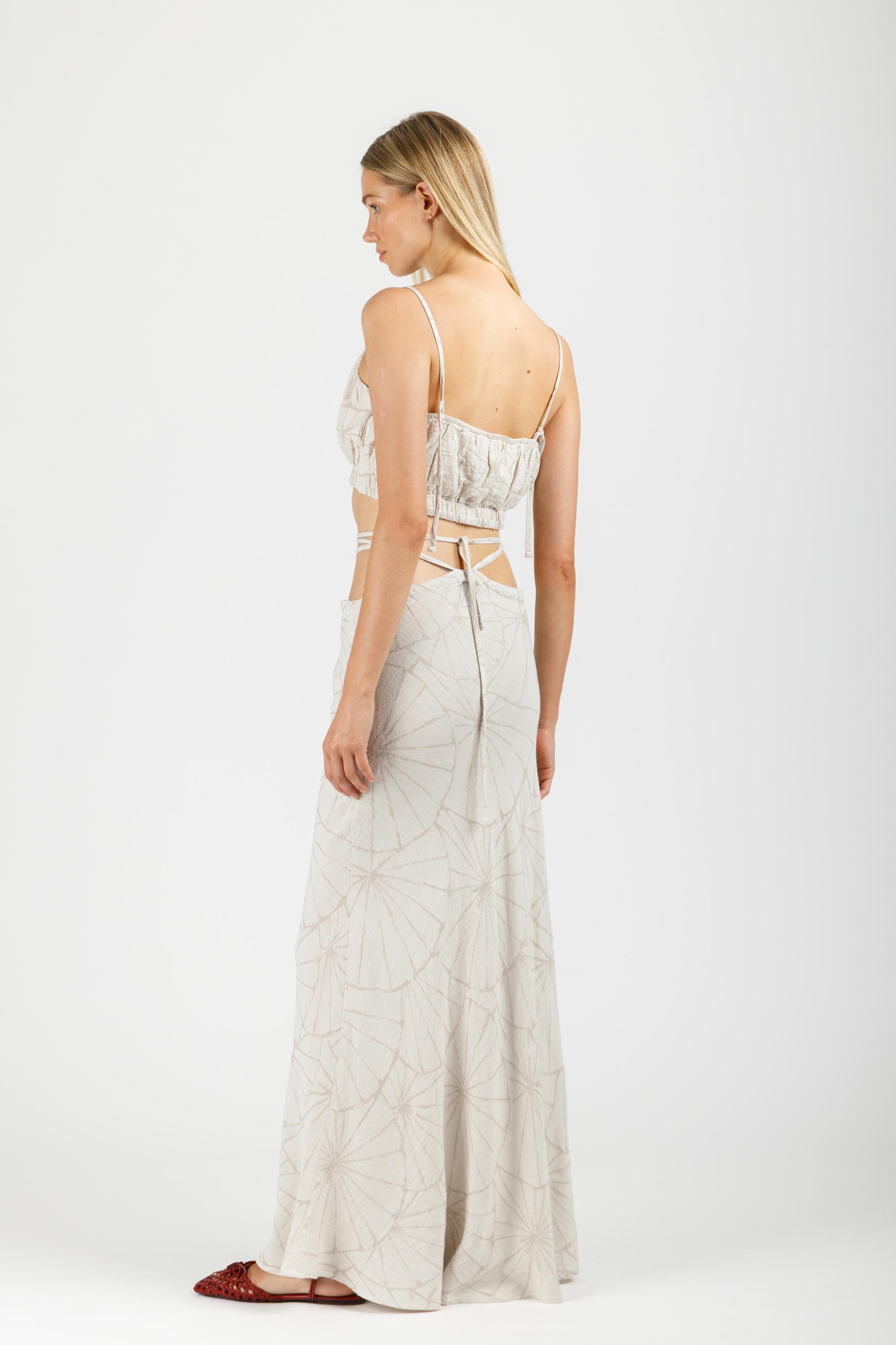 JACQUARD MAXI SKIRT