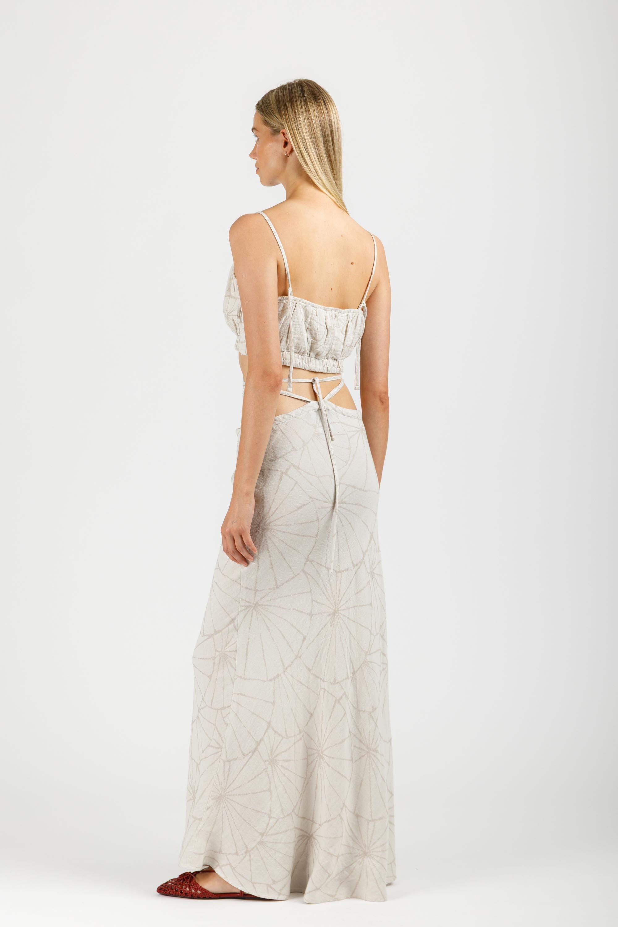 JACQUARD MAXI SKIRT