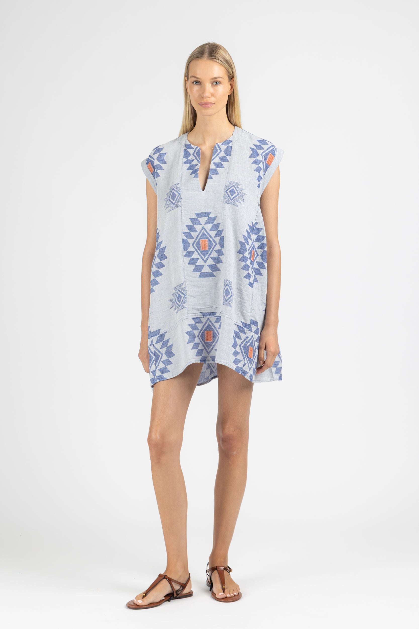 JACQUARD MINI DRESS