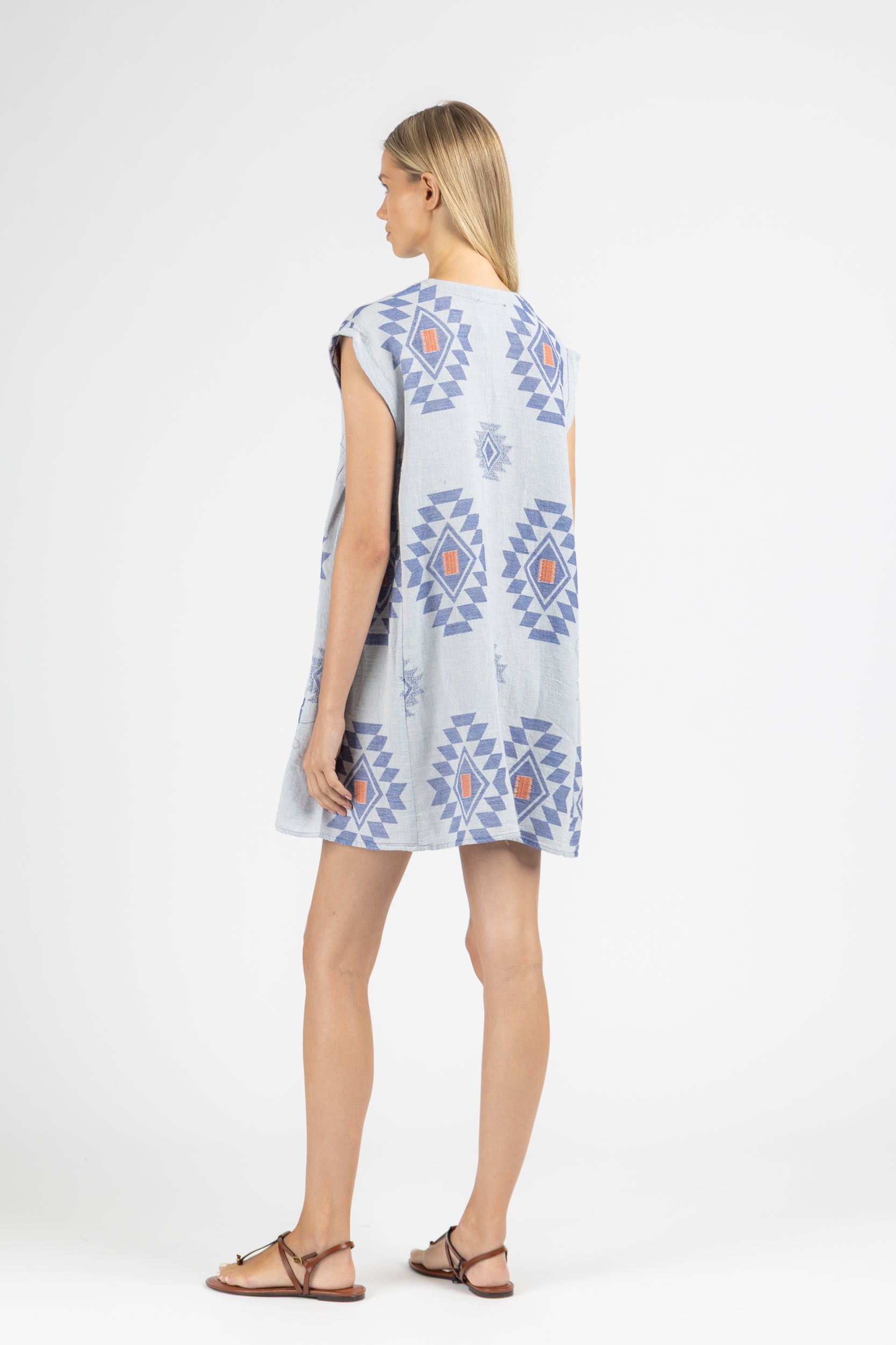 JACQUARD MINI DRESS
