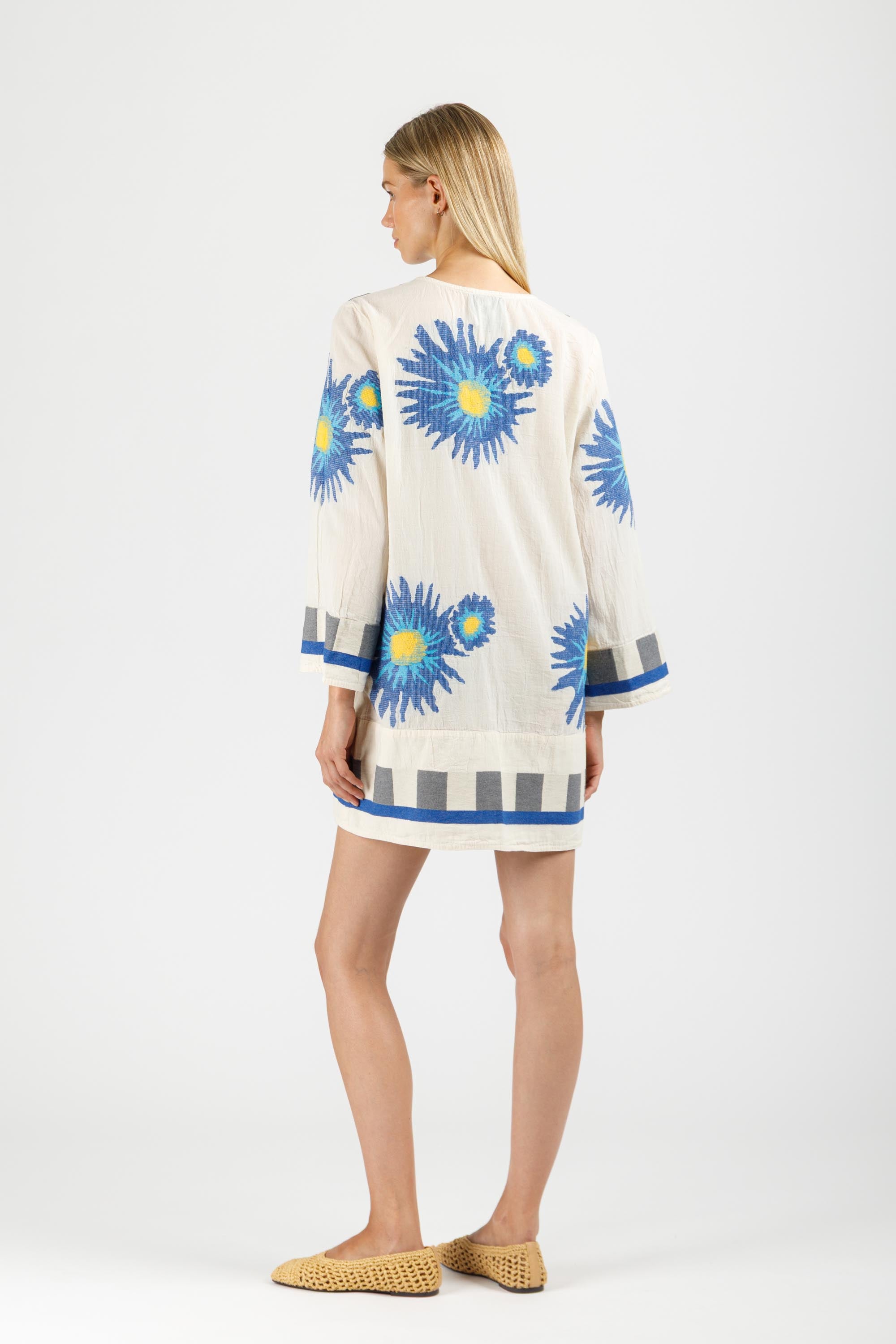 JACQUARD MINI DRESS