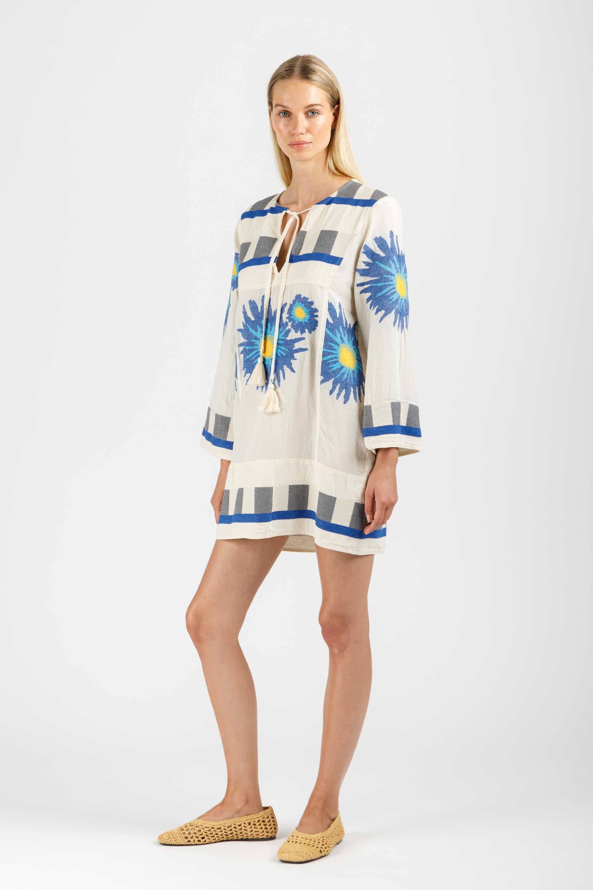 JACQUARD MINI DRESS