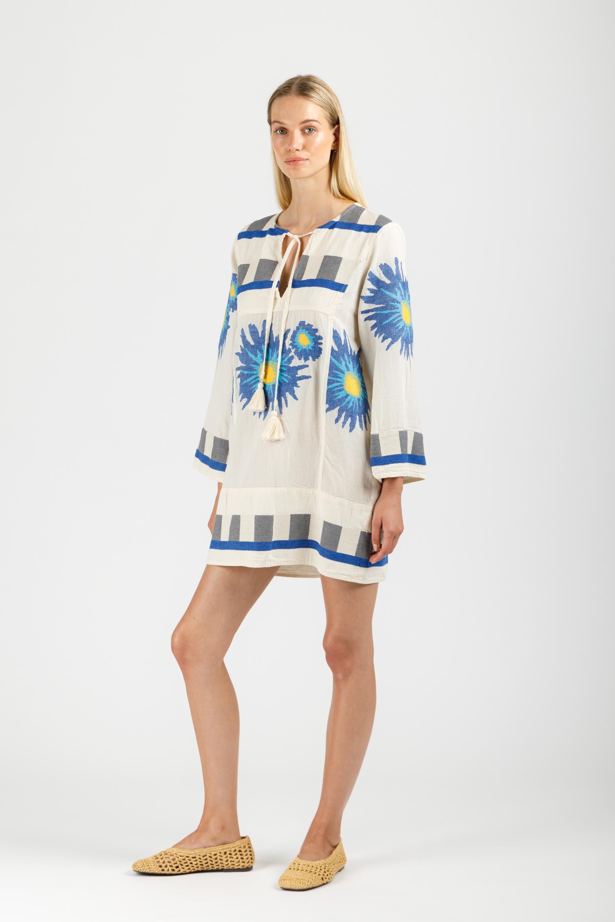 JACQUARD MINI DRESS