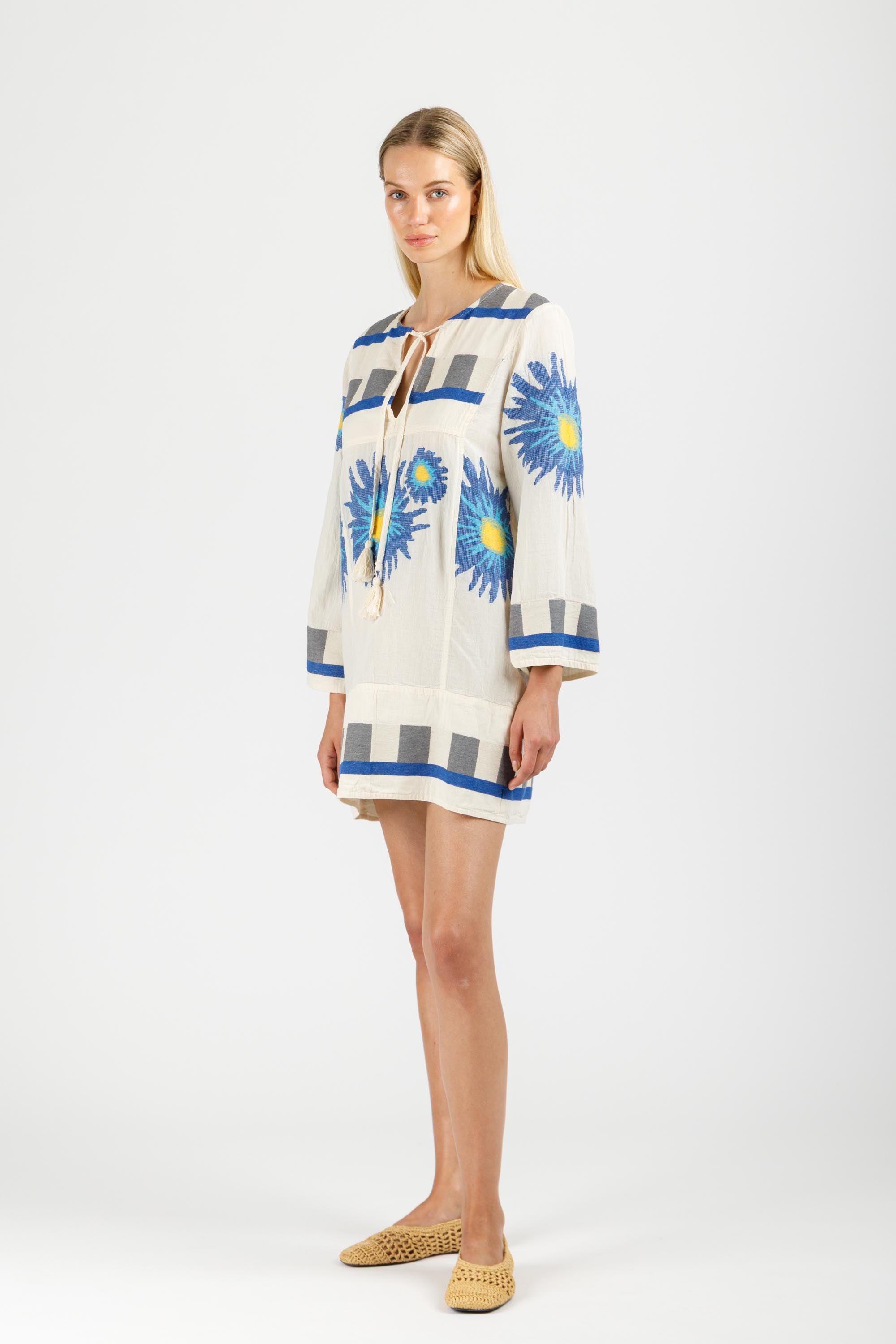 JACQUARD MINI DRESS