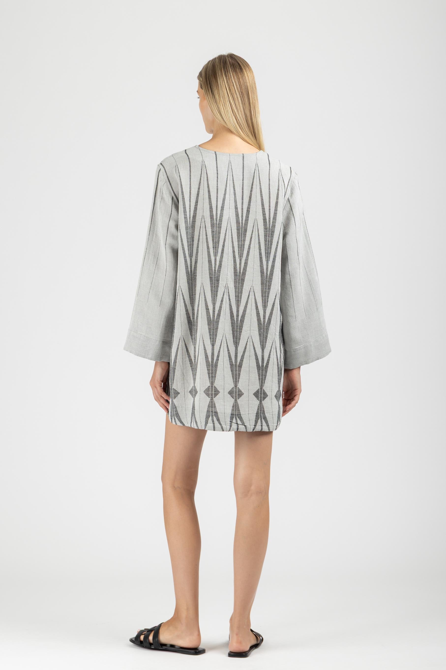 JACQUARD MINI DRESS
