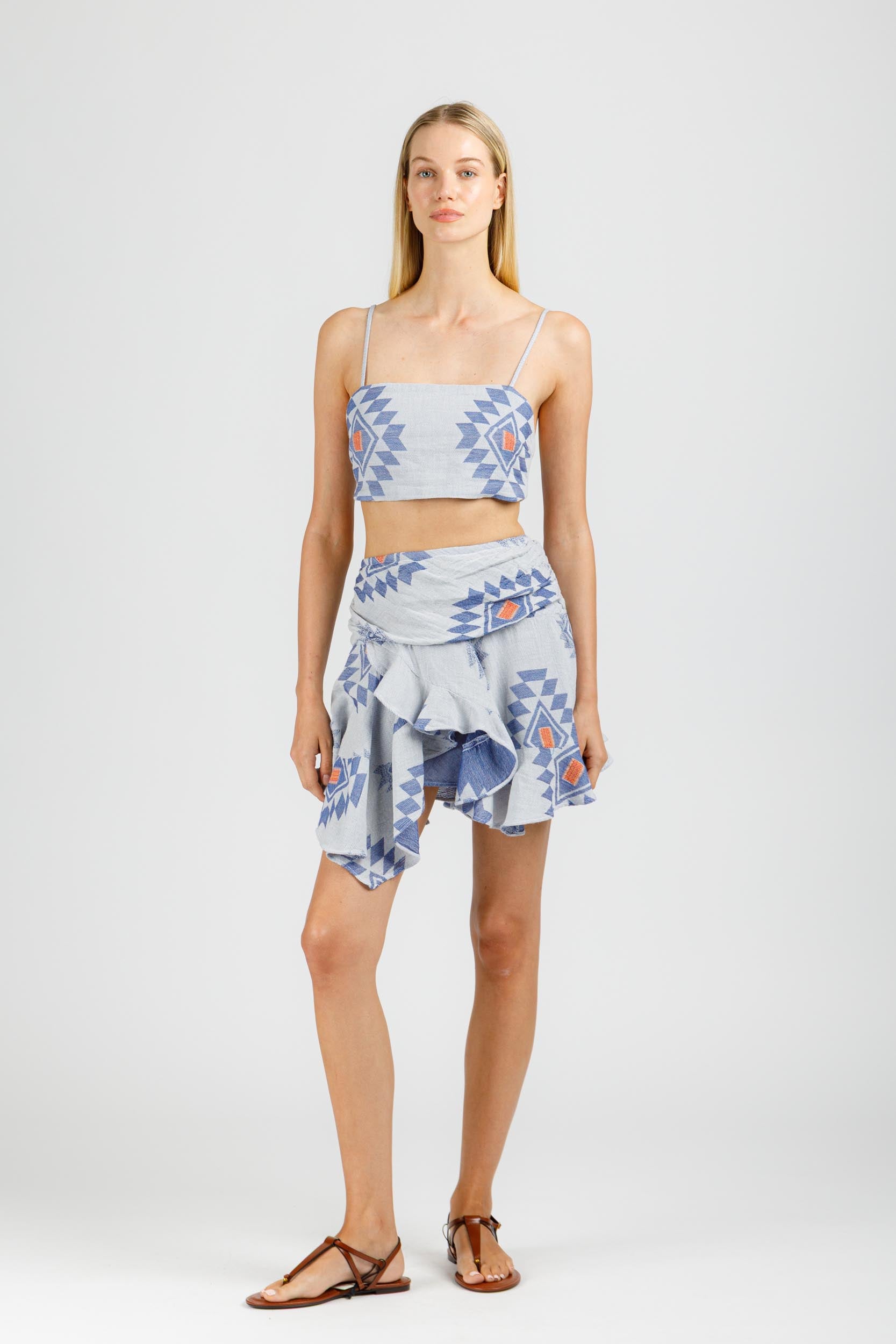 JACQUARD MINI SKIRT