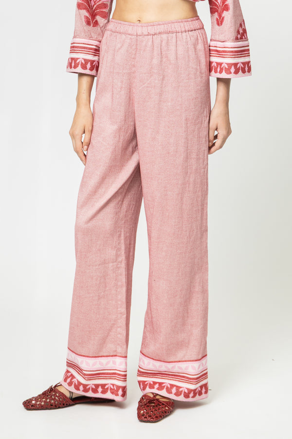 JACQUARD PANTS