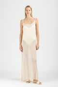 KNIT DRESS WITH THIN STRAPS