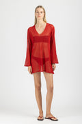 KNIT MINI DRESS