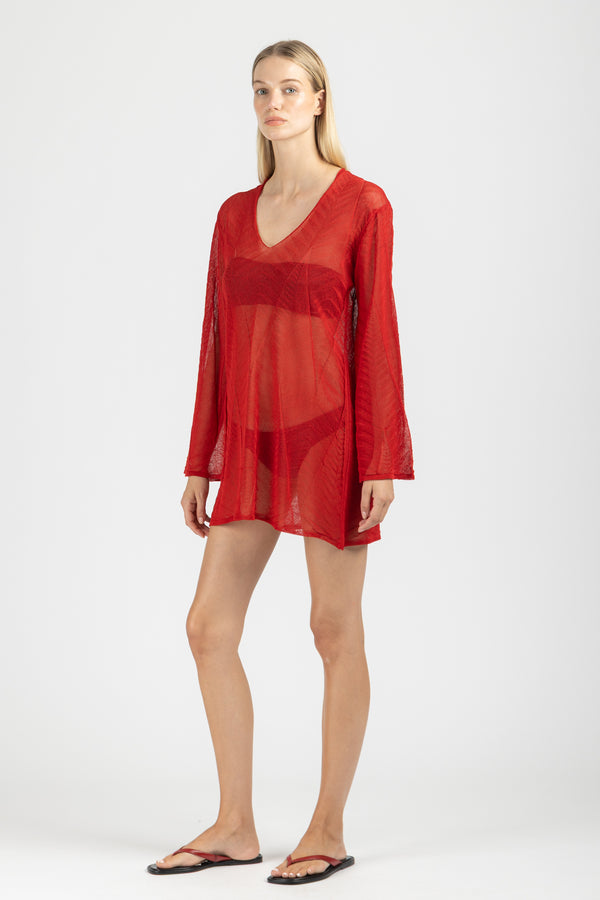KNIT MINI DRESS