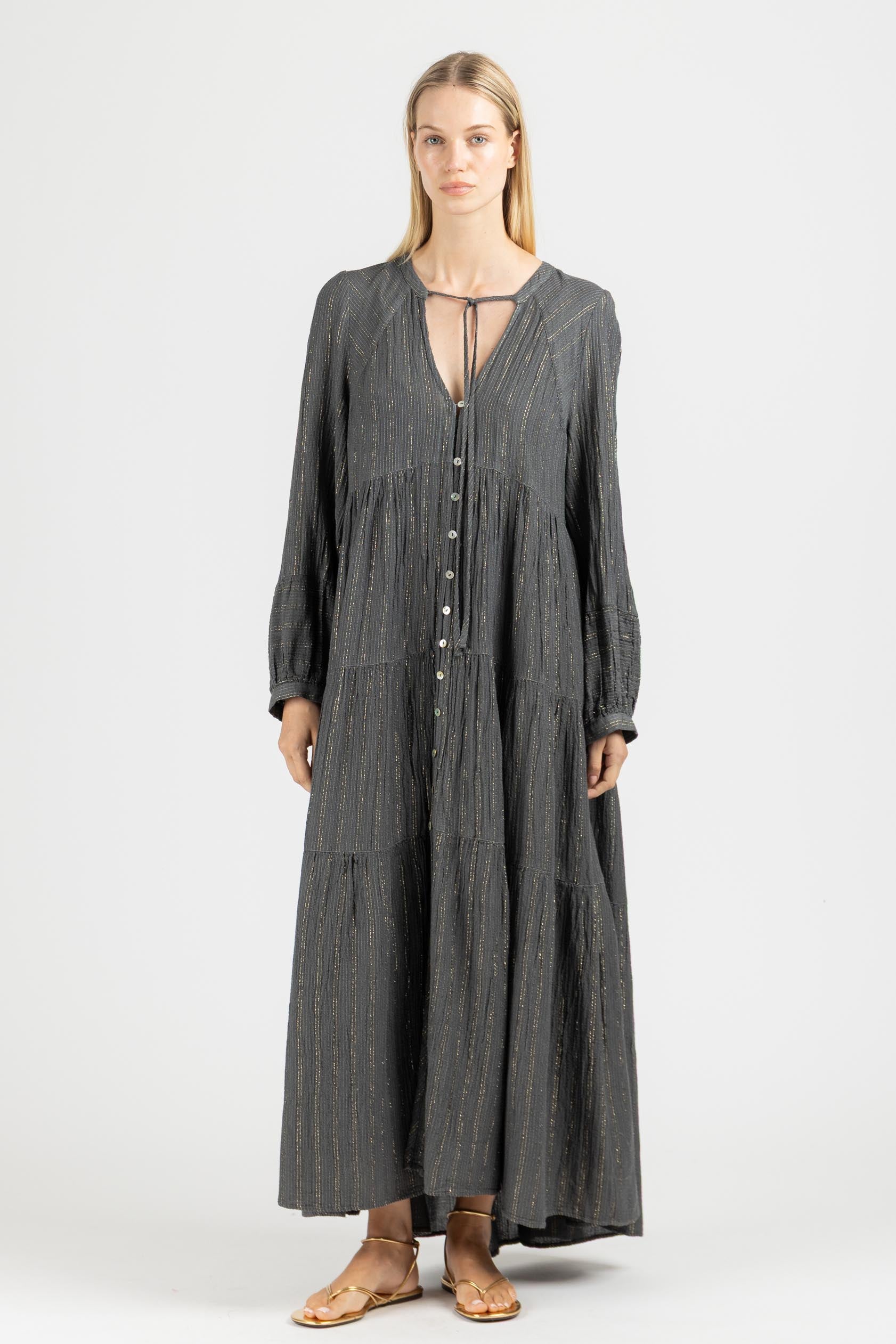 MAXI DRESS WITH BUTTONS