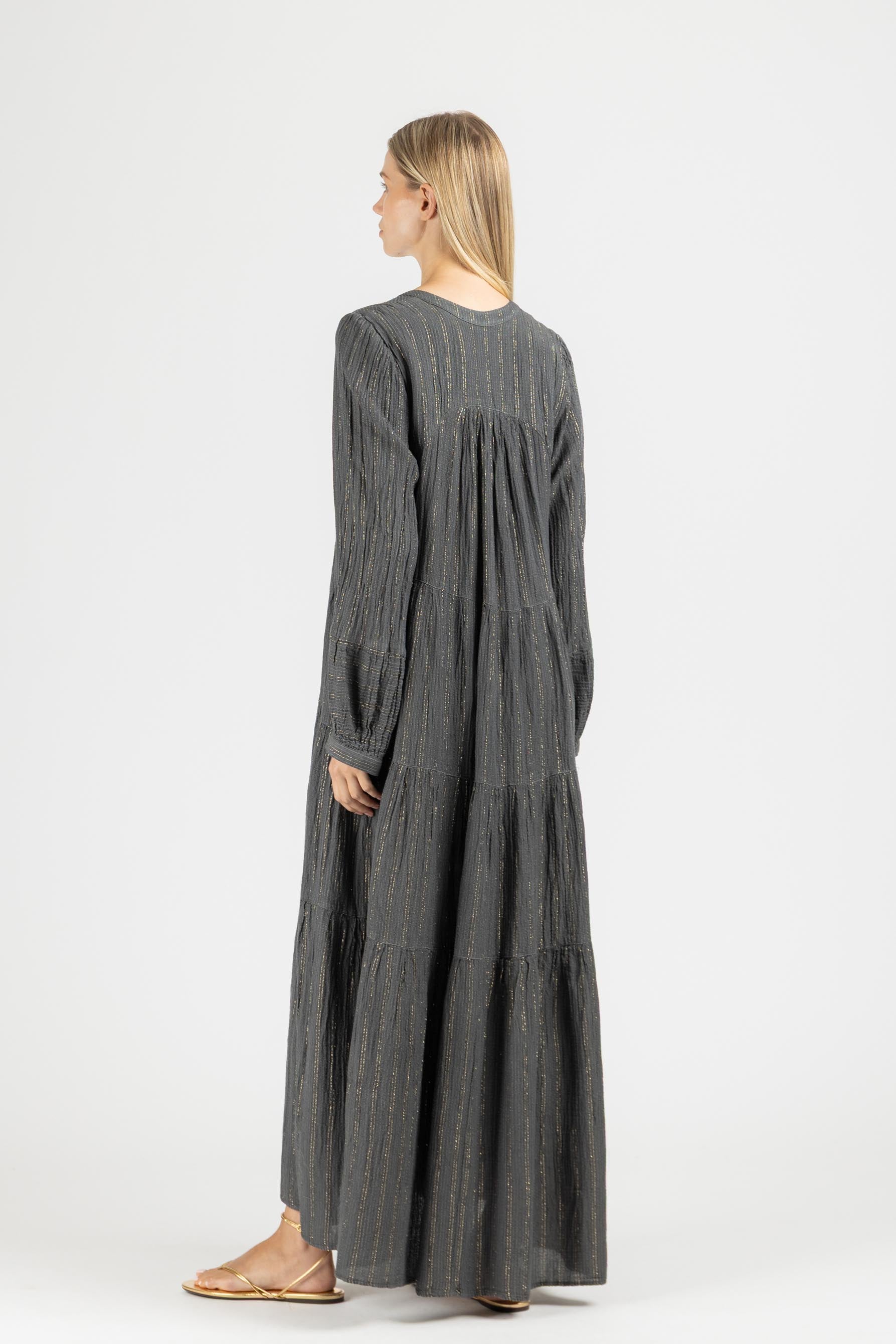 MAXI DRESS WITH BUTTONS