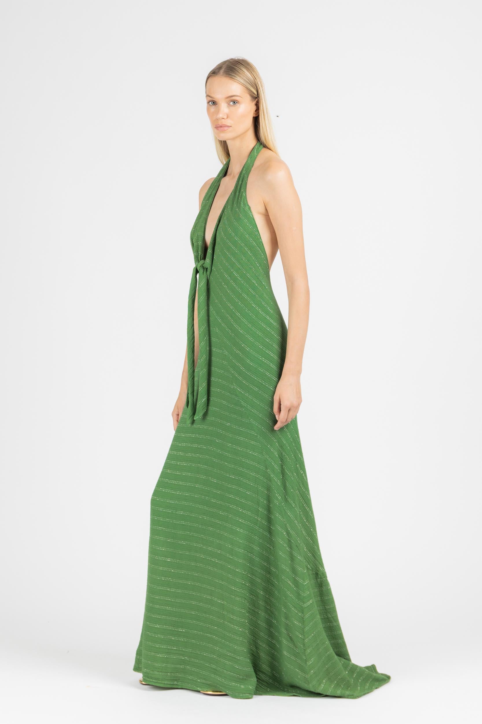 MAXI DRESS WITH OPEN BACK