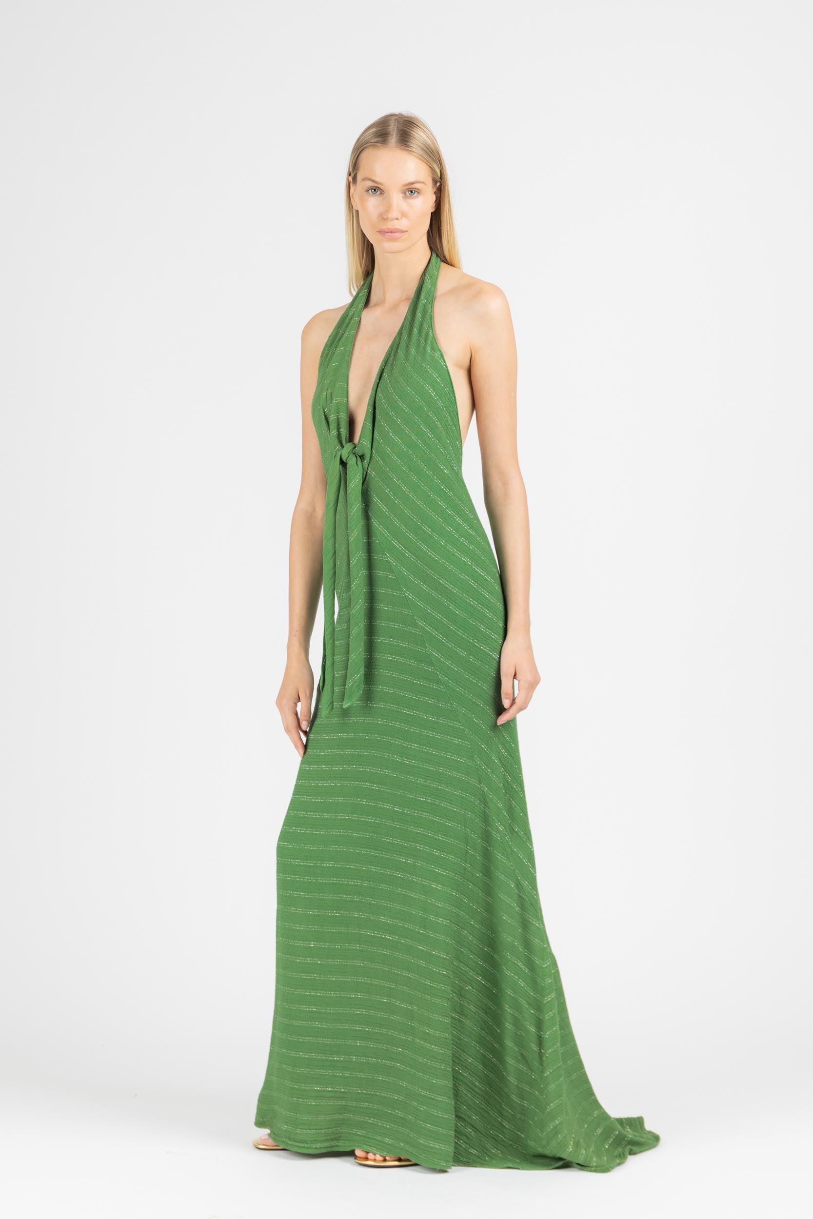 MAXI DRESS WITH OPEN BACK