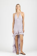 MAXI DRESS WITH OPEN BACK