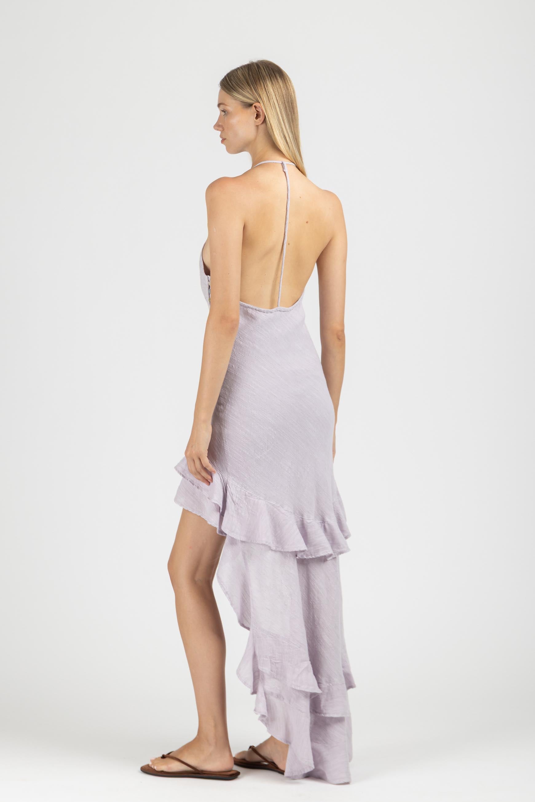 MAXI DRESS WITH OPEN BACK