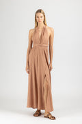 MAXI DRESS WITH OPEN BACK