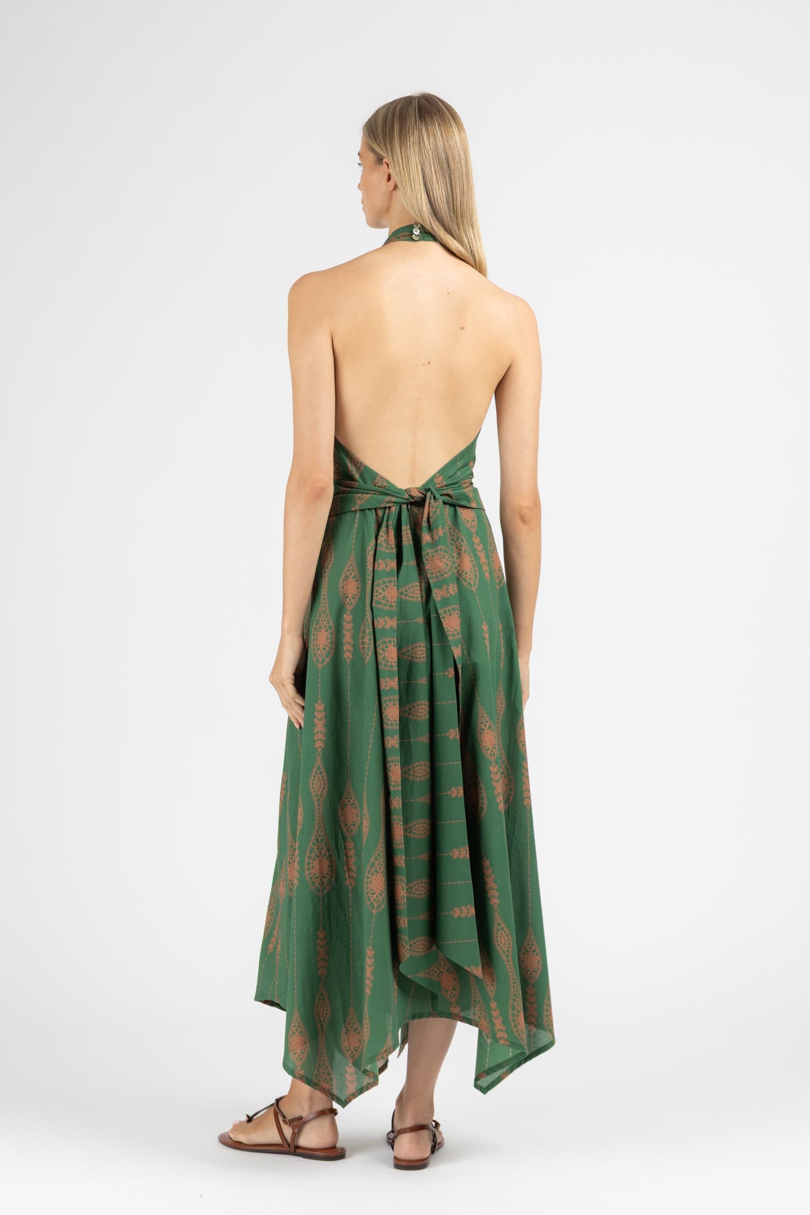 MAXI DRESS WITH OPEN BACK