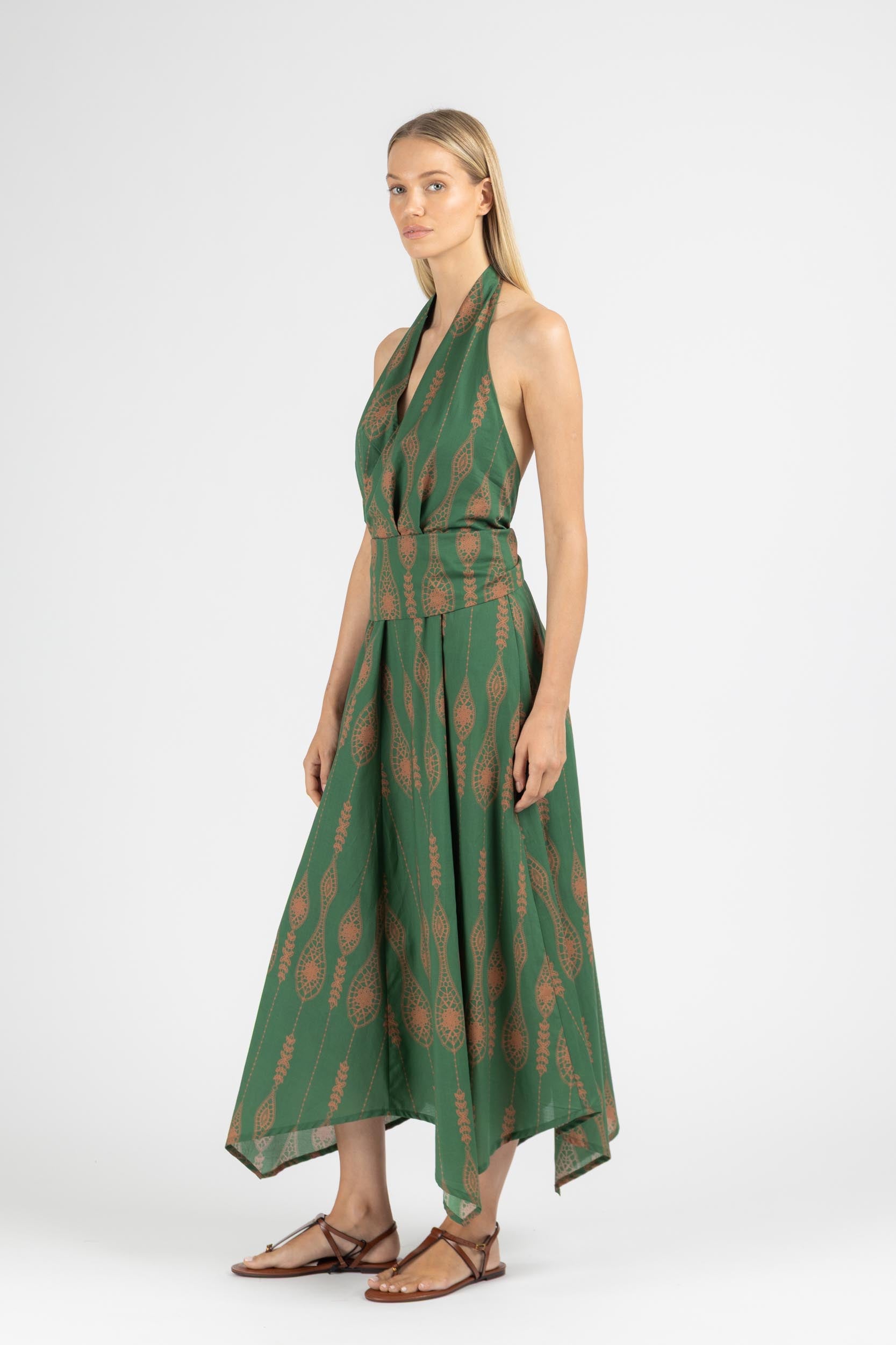 MAXI DRESS WITH OPEN BACK