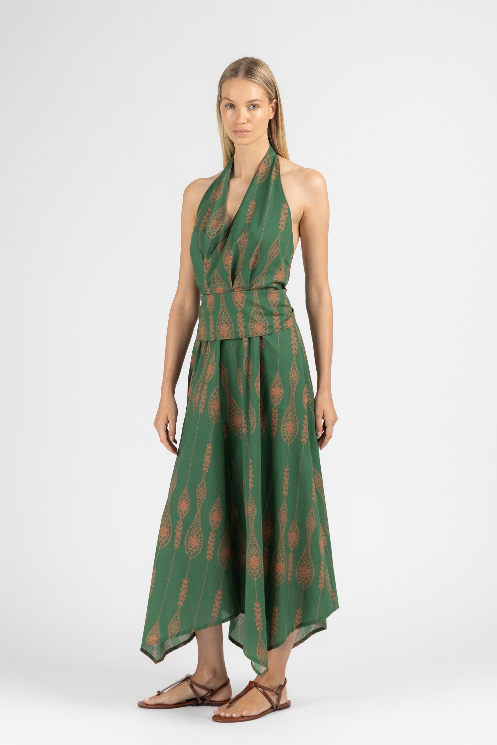 MAXI DRESS WITH OPEN BACK