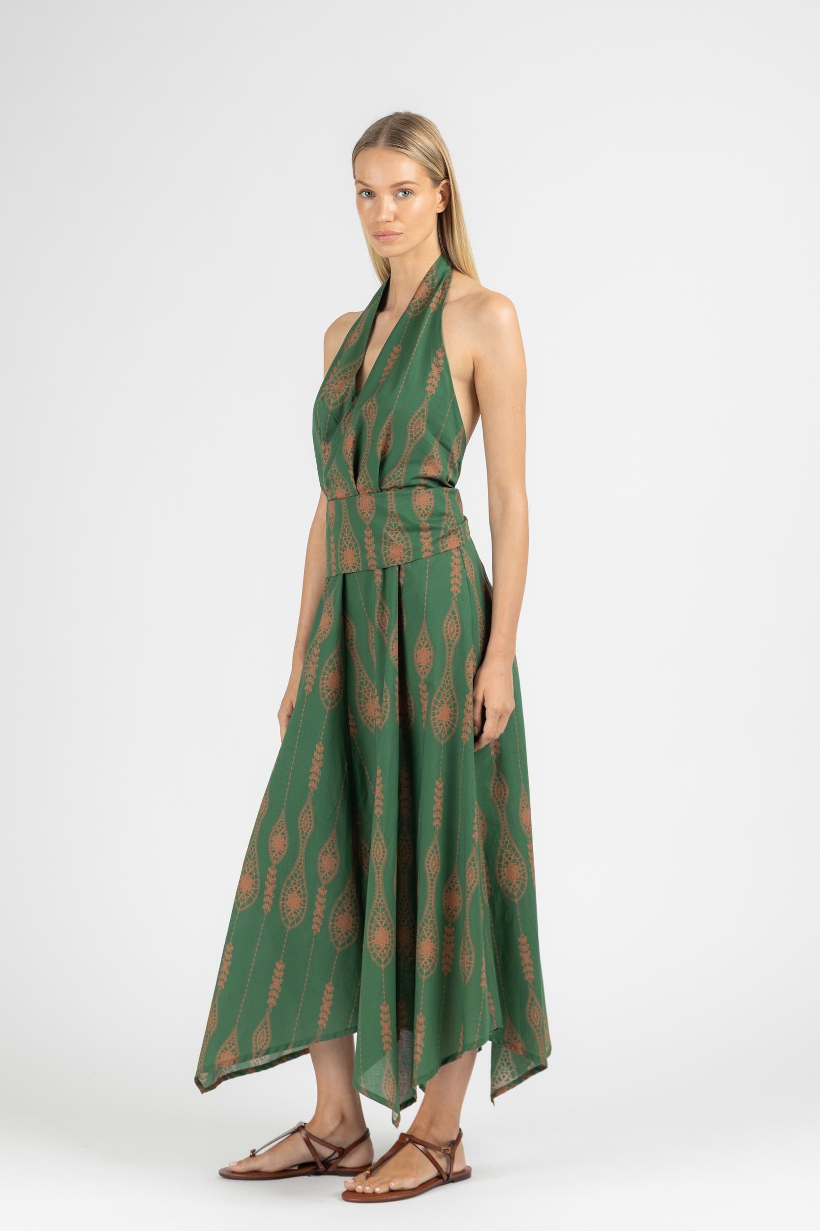MAXI DRESS WITH OPEN BACK