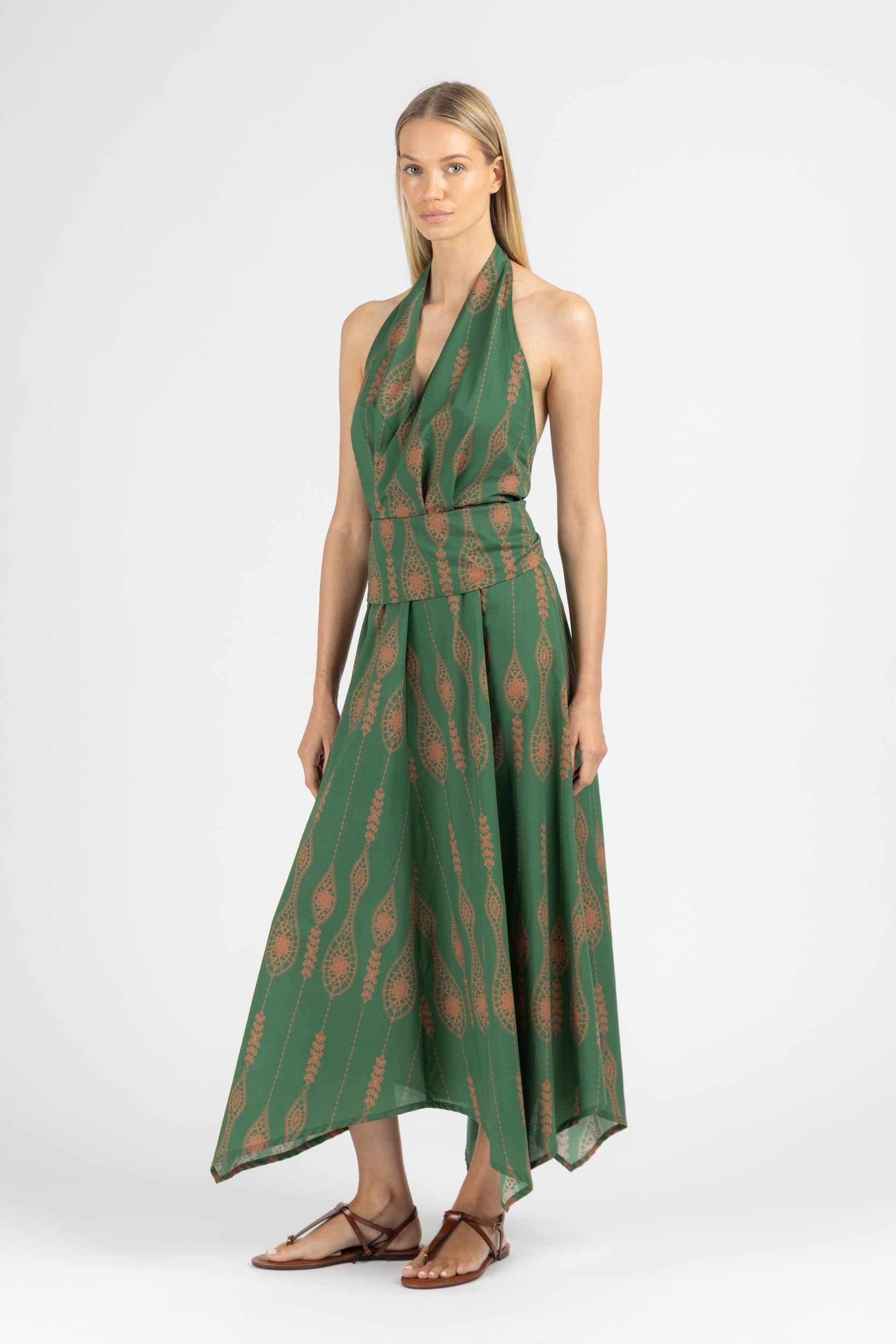 MAXI DRESS WITH OPEN BACK