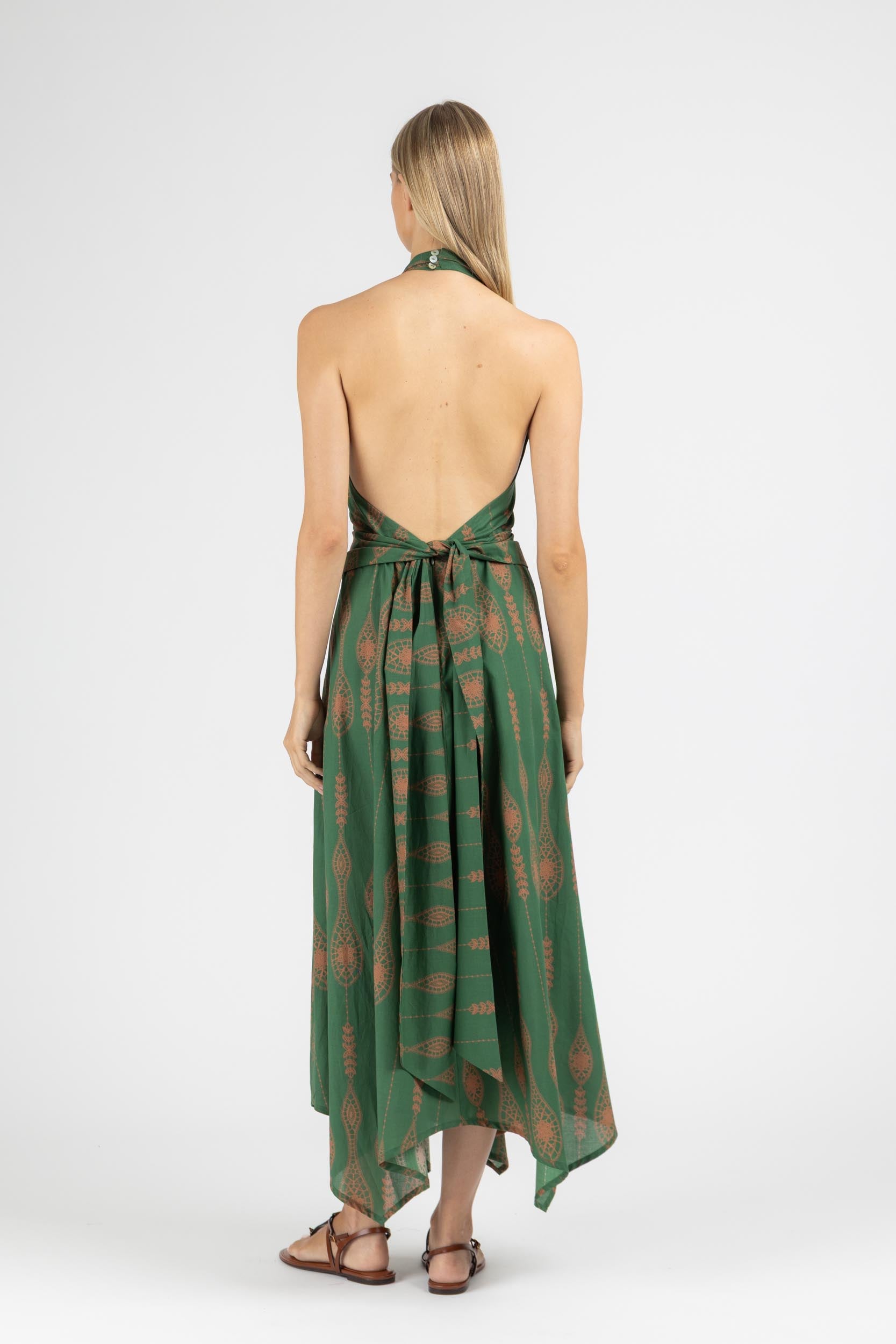 MAXI DRESS WITH OPEN BACK