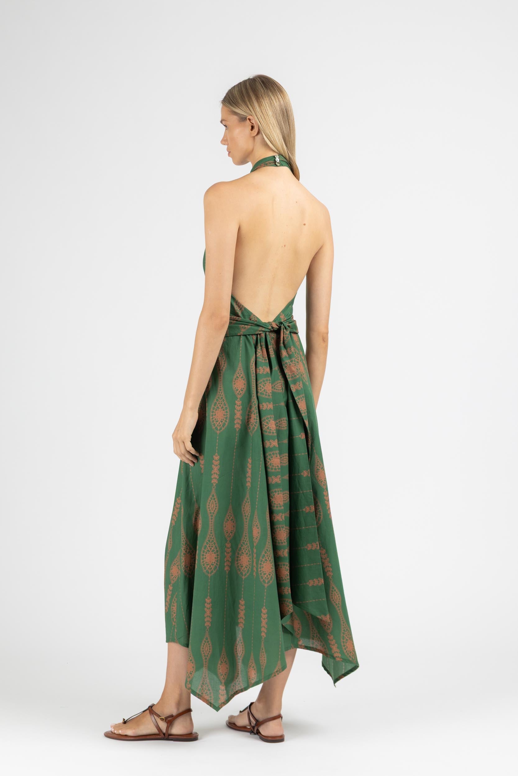 MAXI DRESS WITH OPEN BACK