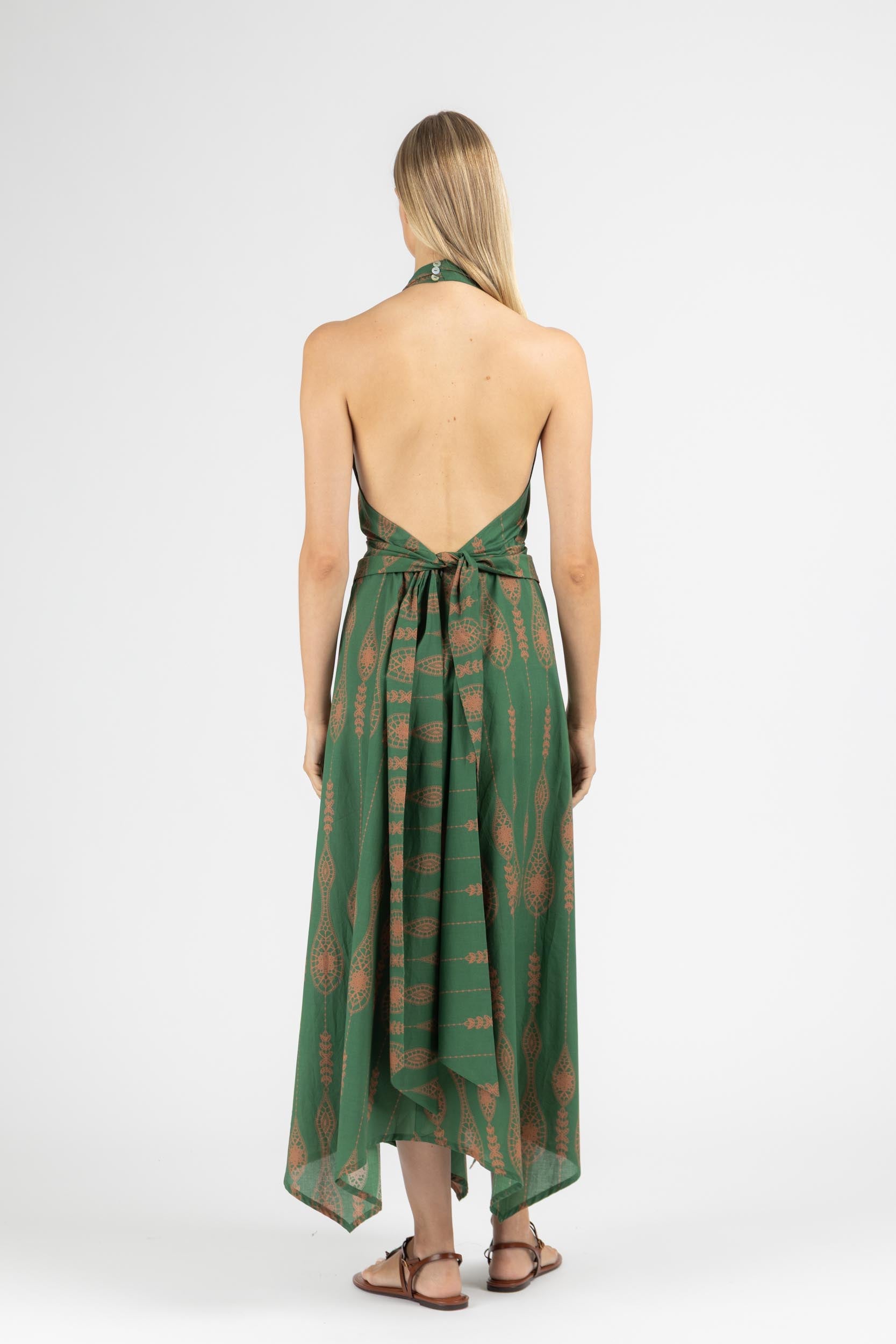 MAXI DRESS WITH OPEN BACK