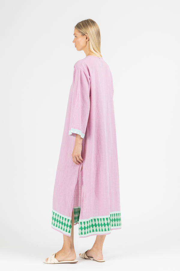 MAXI DRESS WITH SLEEVES