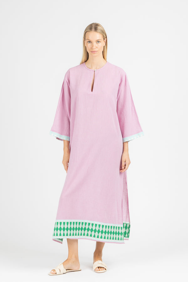 MAXI DRESS WITH SLEEVES
