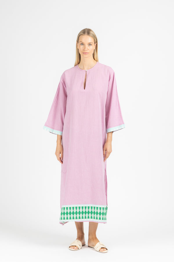 MAXI DRESS WITH SLEEVES