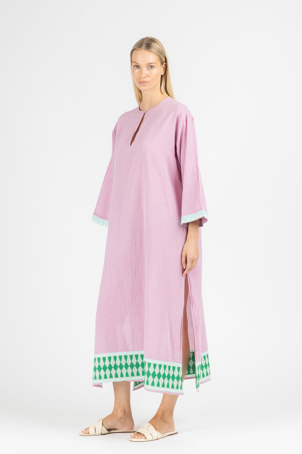 MAXI DRESS WITH SLEEVES