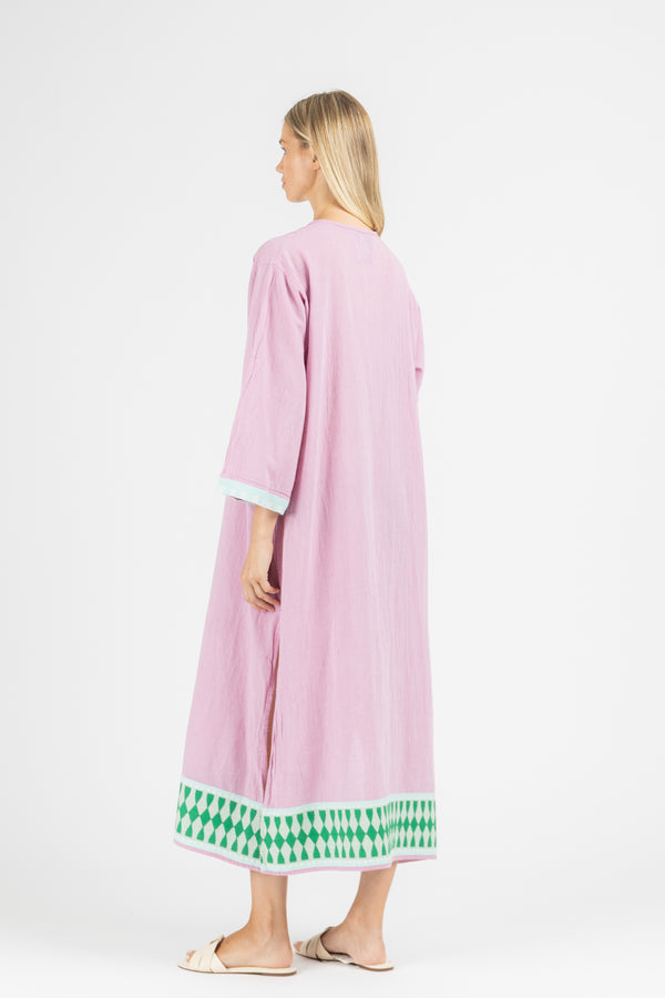 MAXI DRESS WITH SLEEVES
