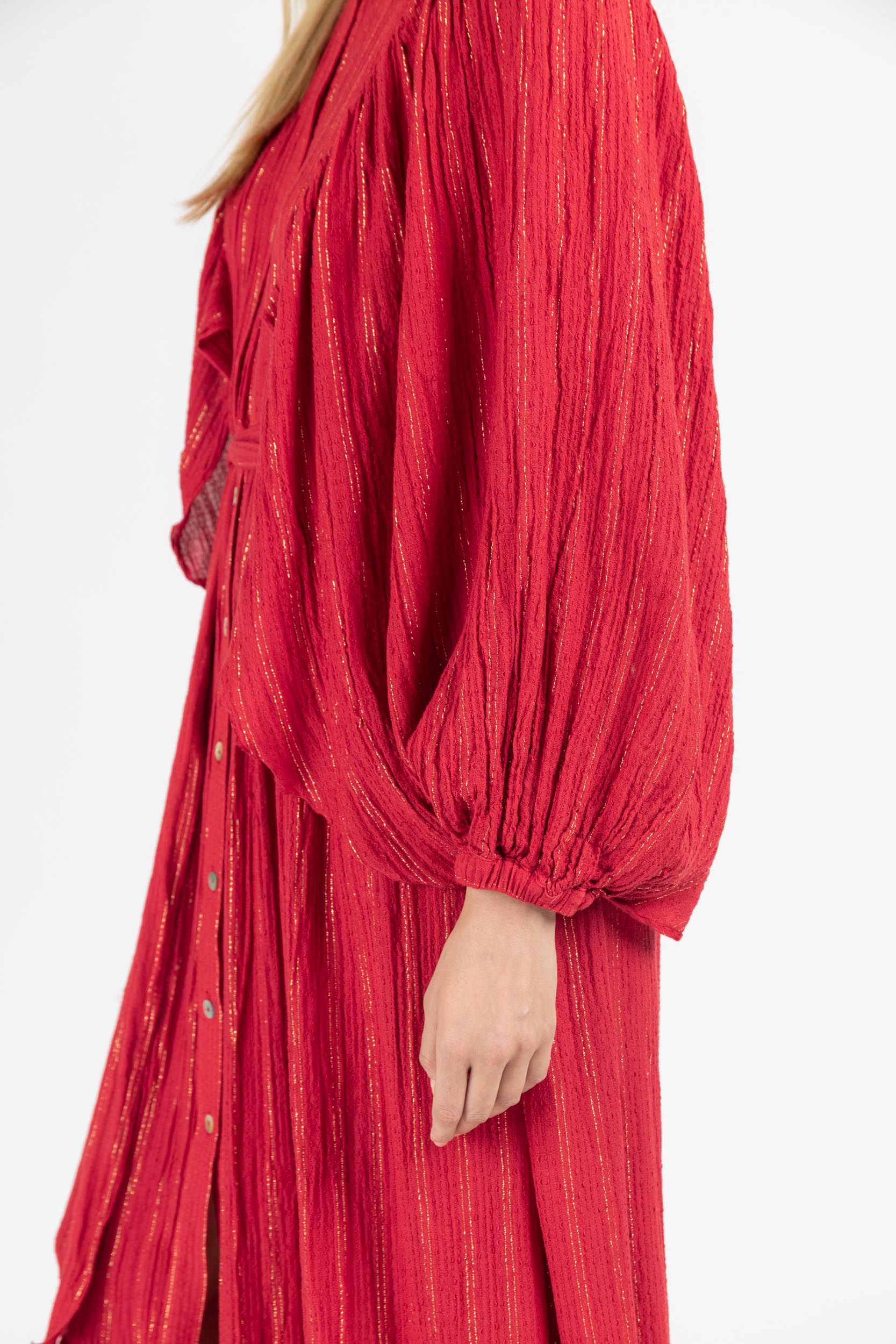 MAXI DRESS WITH SLEEVES