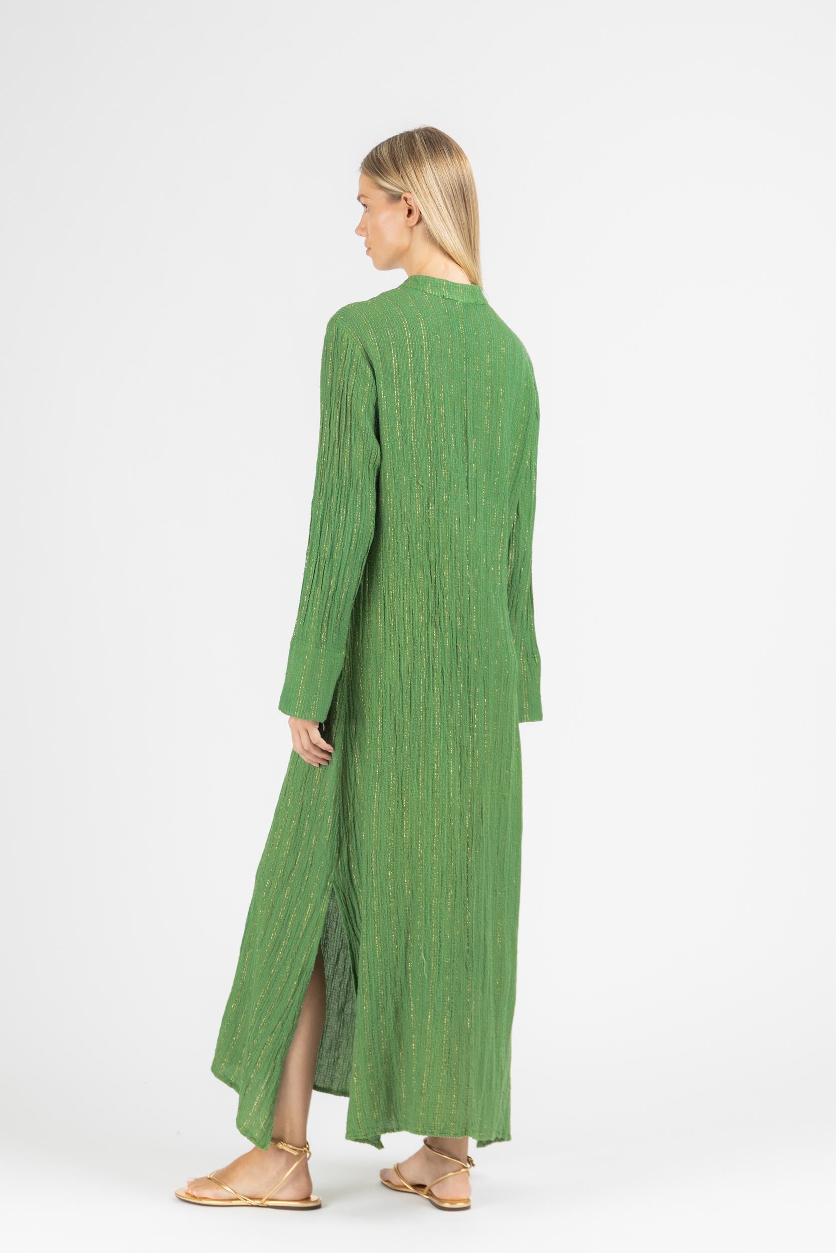 MAXI DRESS WITH SLEEVES