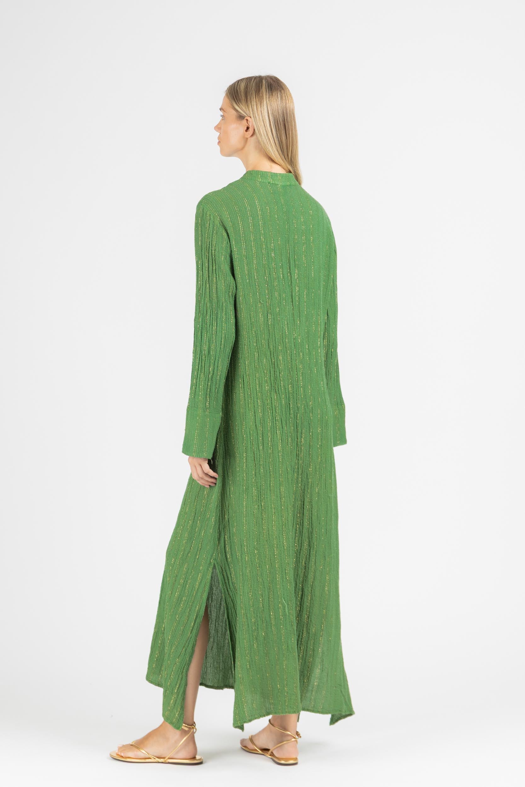 MAXI DRESS WITH SLEEVES
