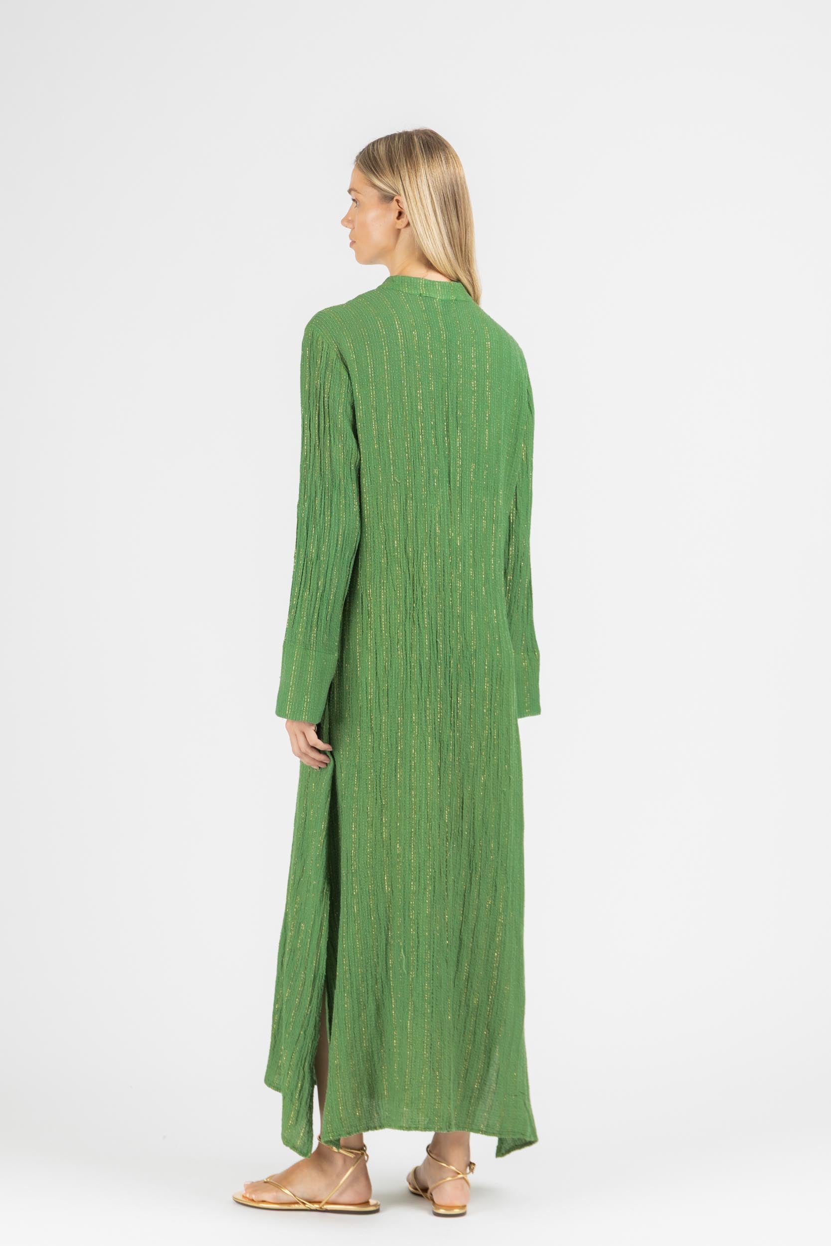MAXI DRESS WITH SLEEVES