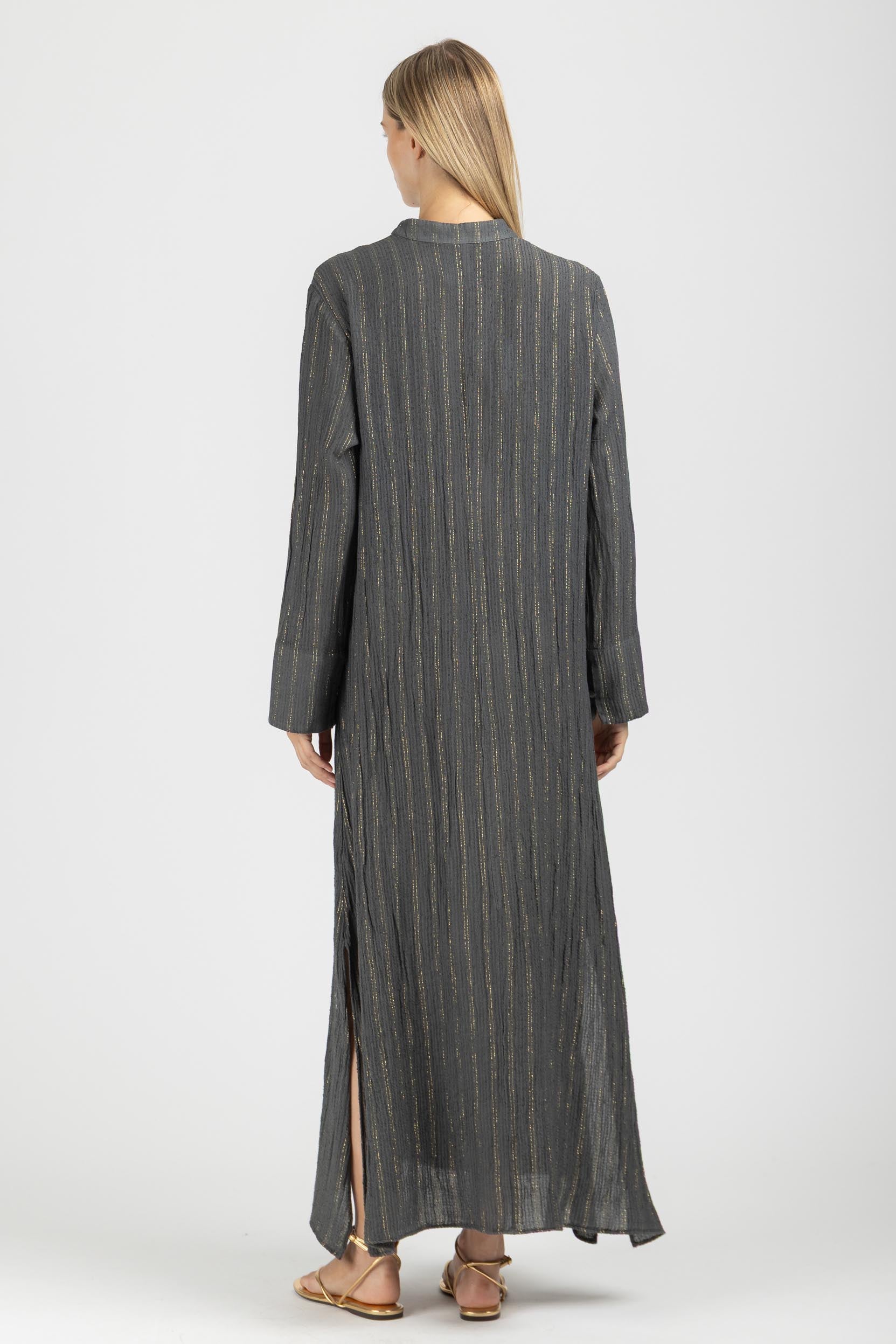 MAXI DRESS WITH SLEEVES