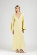 MAXI DRESS WITH SLEEVES