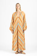 MAXI DRESS WITH SLEEVES