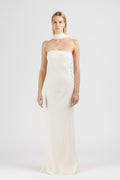 STRAPLESS MAXI DRESS