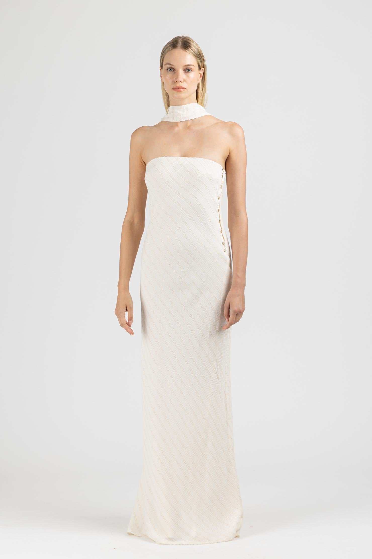 STRAPLESS MAXI DRESS