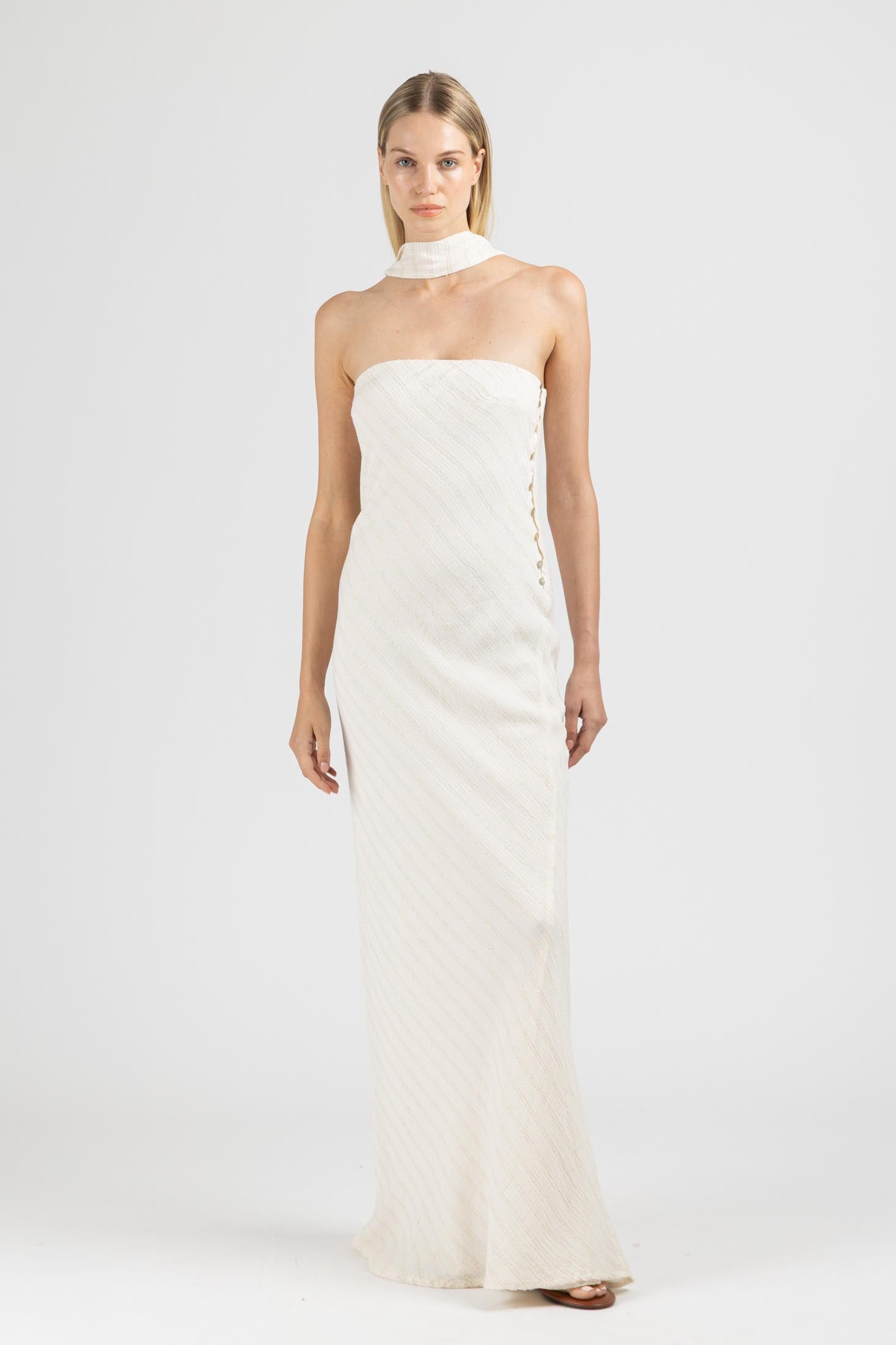 STRAPLESS MAXI DRESS