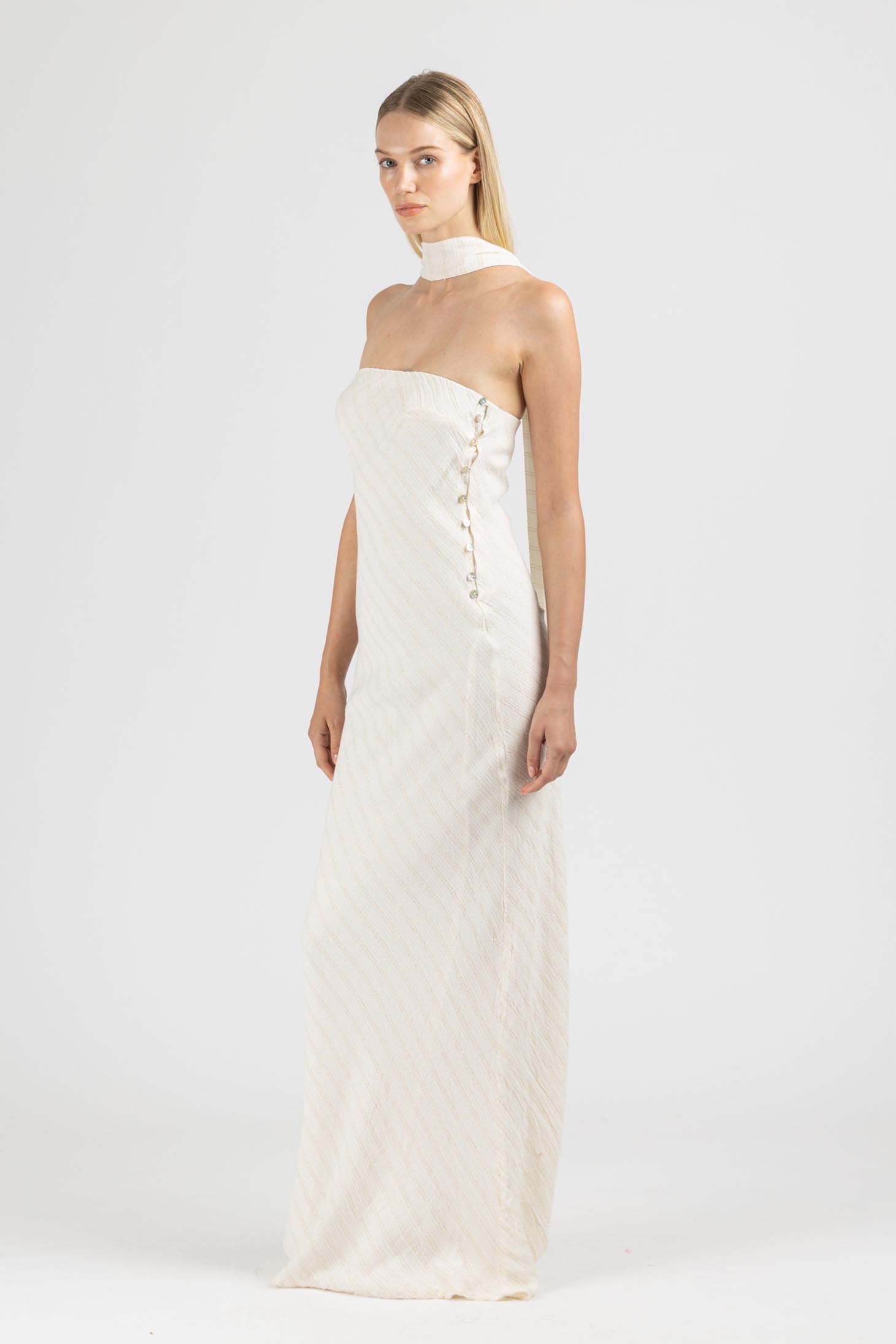STRAPLESS MAXI DRESS