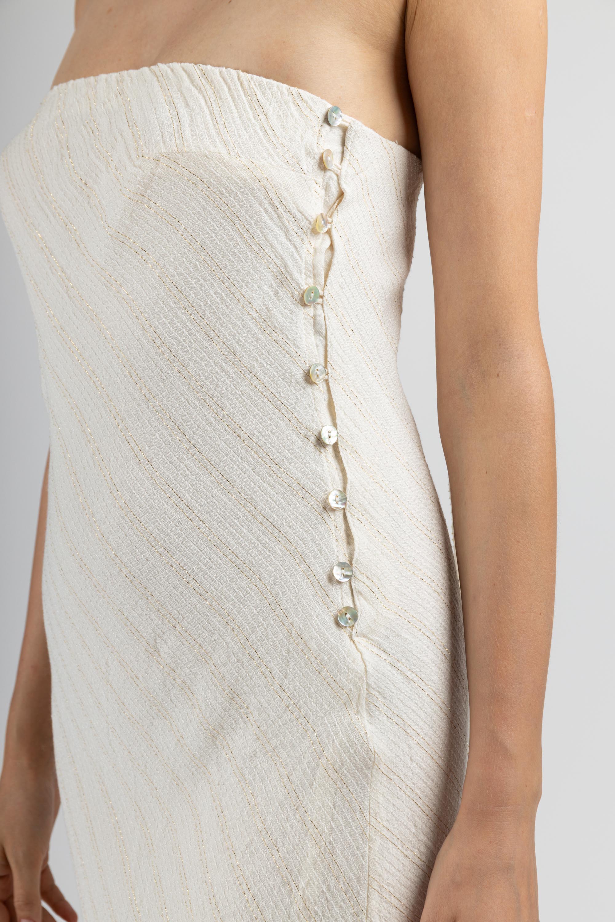 STRAPLESS MAXI DRESS