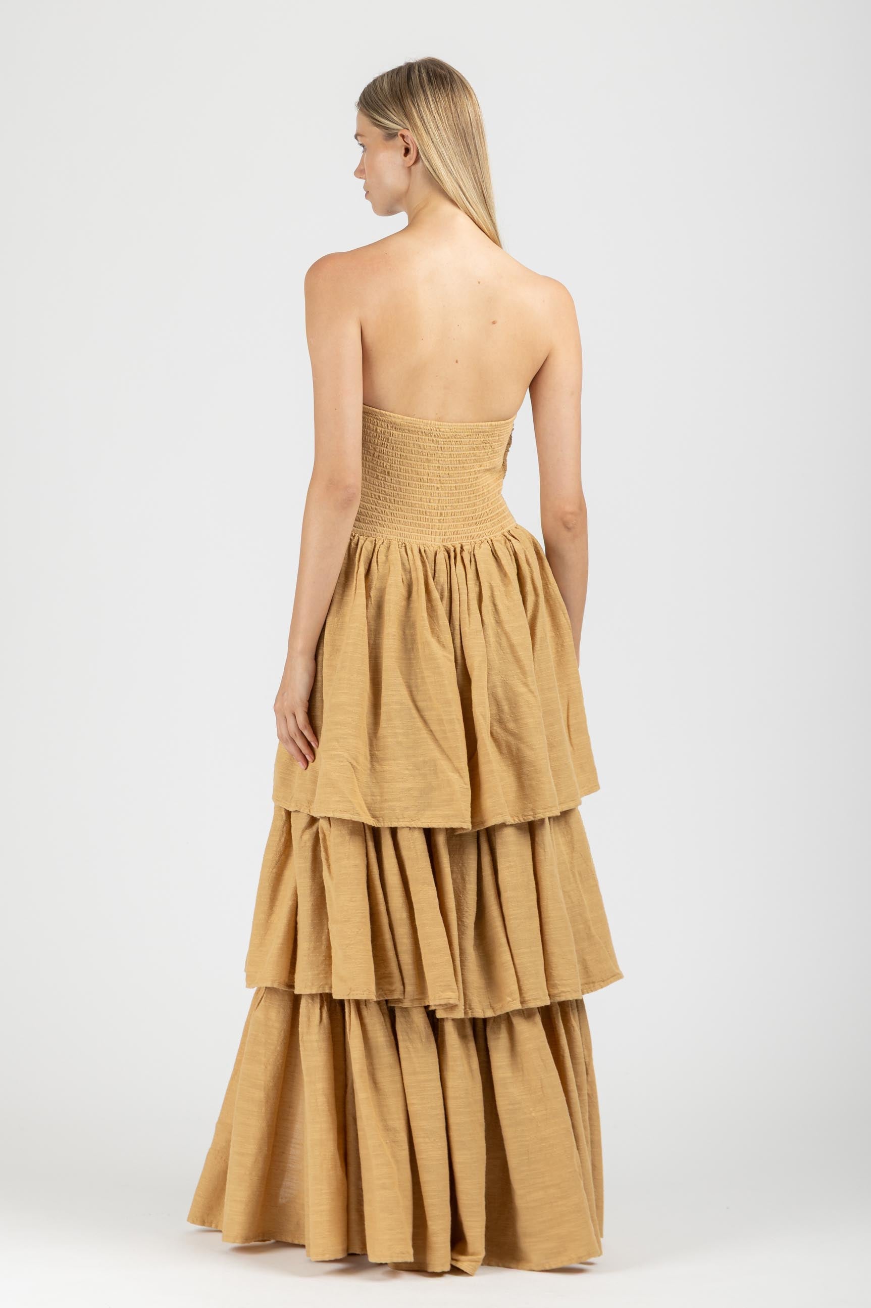 STRAPLESS MAXI DRESS