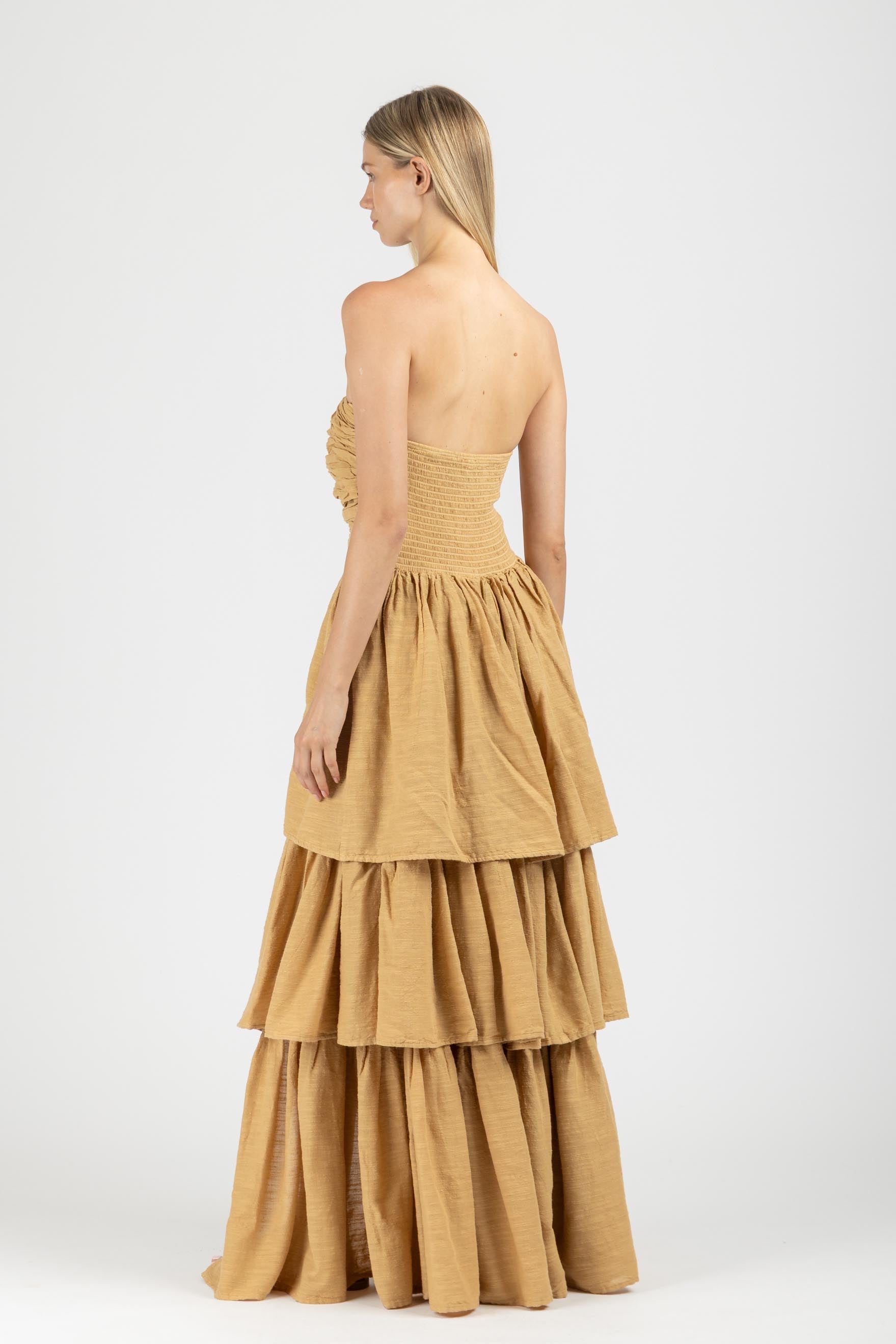STRAPLESS MAXI DRESS