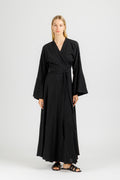 WRAP MAXI DRESS