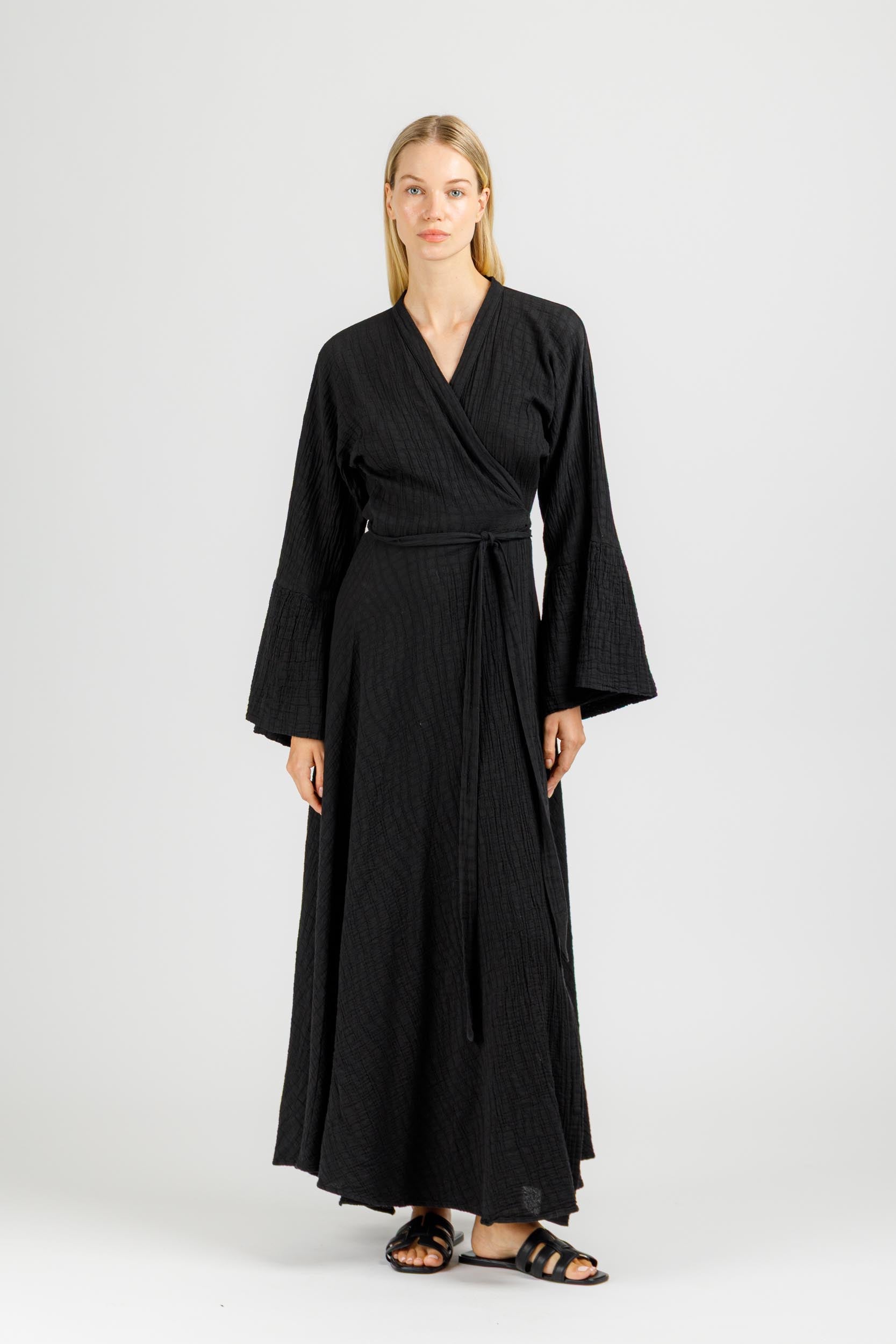 WRAP MAXI DRESS